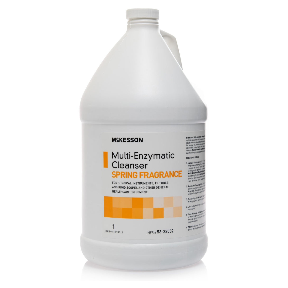 Multi-Enzymatic Instrument Detergent McKesson Liquid 1 gal. Jug Spring Fresh Scent - BeHope