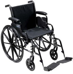 Lightweight Wheelchair Drive™ Cruiser III Dual Axle Elevating Legrest - BeHope