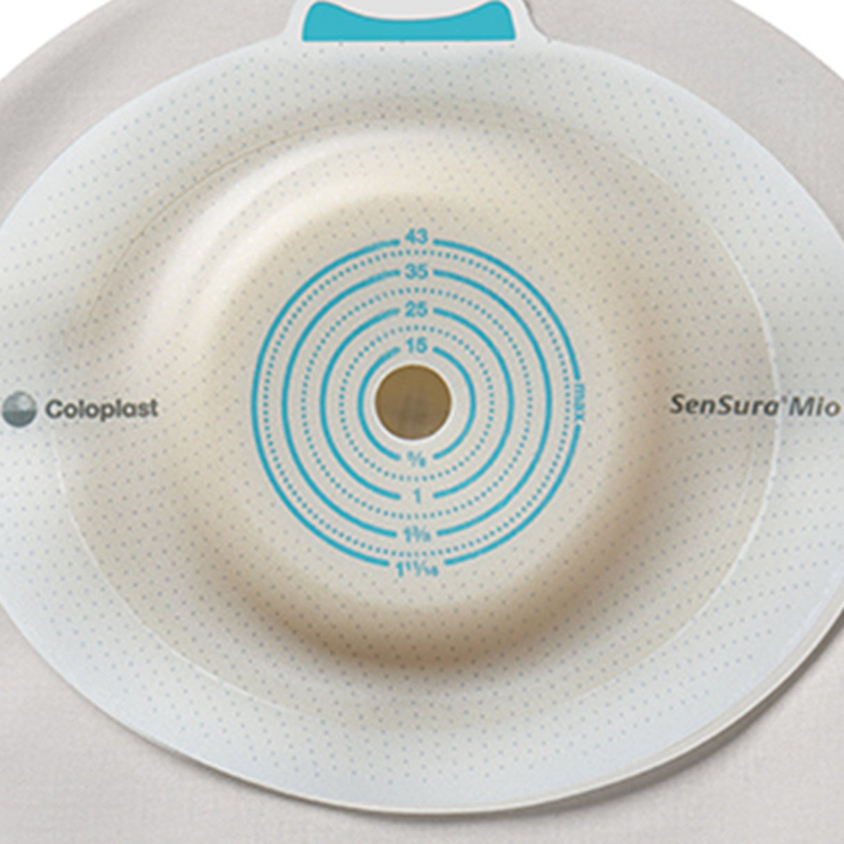 Ostomy Pouch SenSura® Mio High Output One-Piece System Convex Light, Trim to Fit 10 to 43 mm Stoma Drainable - BeHope