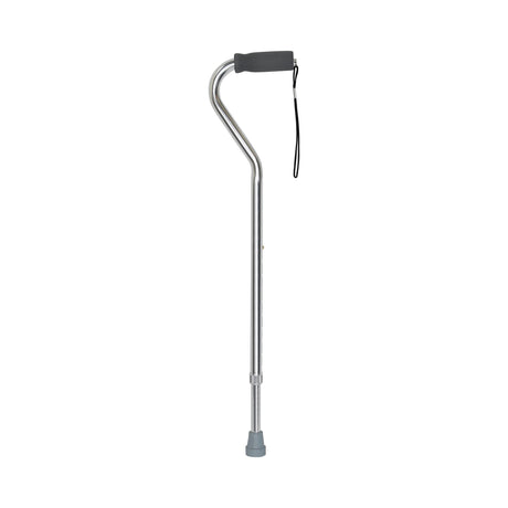 Offset Cane McKesson Aluminum 30 to 39 Inch Height Silver - BeHope