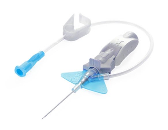 Closed IV Catheter Nexiva™ Vialon Biomaterial Winged Hub Blood Control - BeHope