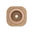 Ostomy Barrier New Image™ Flat CeraPlus™ Precut, Extended Wear Adhesive Tape Borders 1-3/4 Inch Flange Green Code 1-1/8 Inch Opening - BeHope