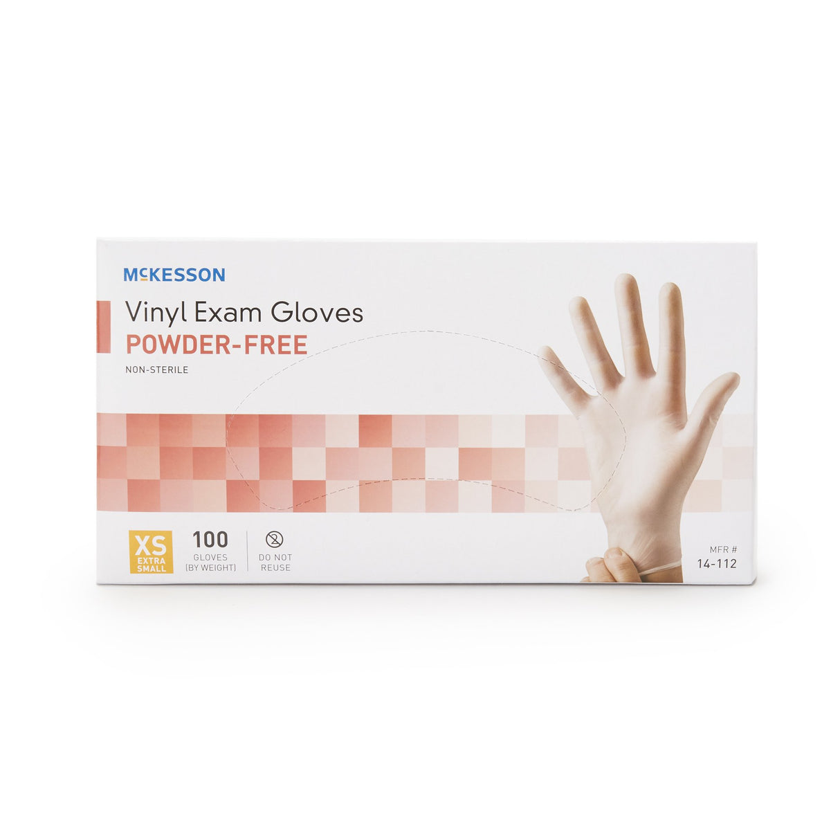 Exam Glove Mckesson Nonsterile Vinyl Powder-Free Beaded Cuff - BeHope