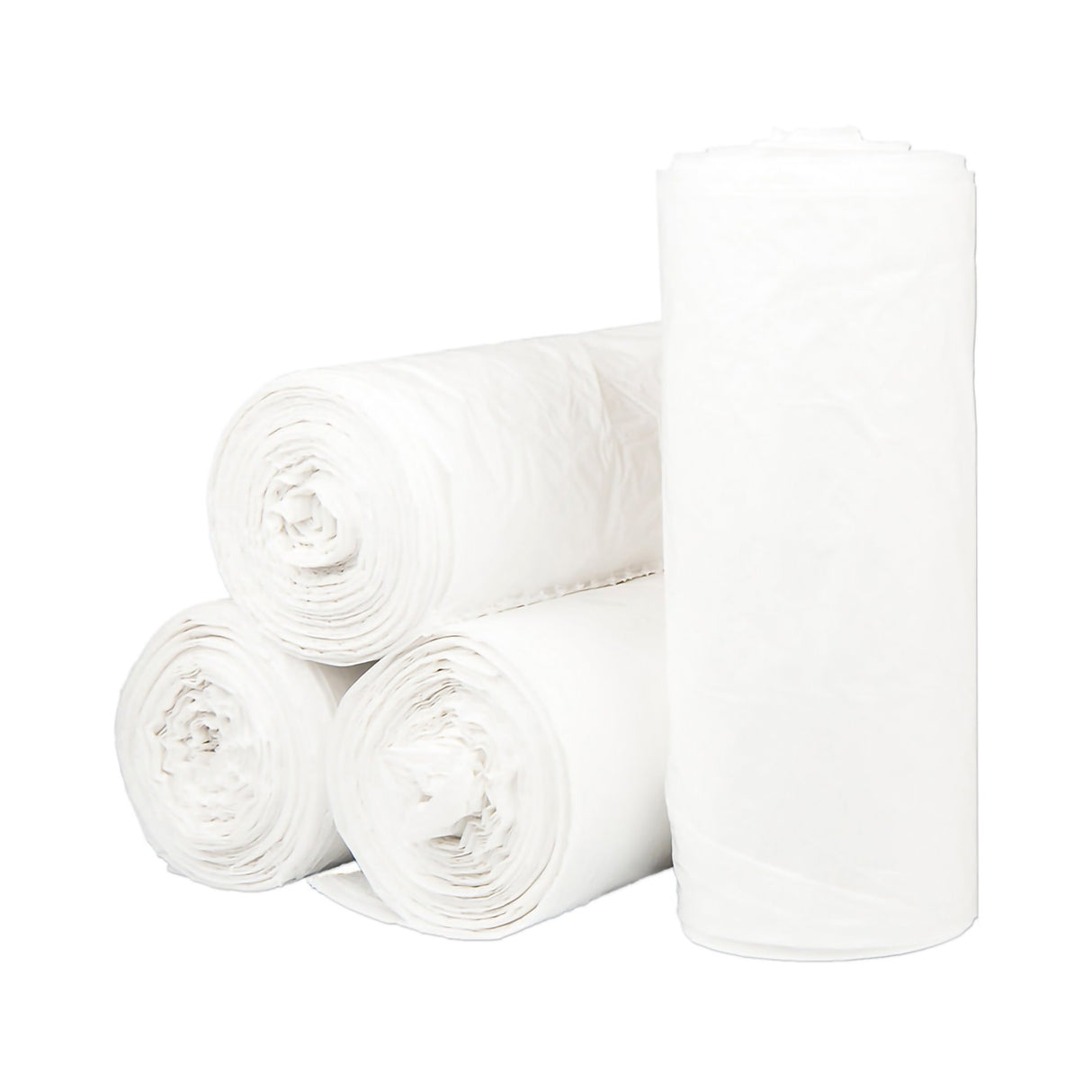 Trash Bag McKesson 30 gal. White LLDPE 0.80 mil 30 X 36 Inch Star Seal Bottom Coreless Roll - BeHope