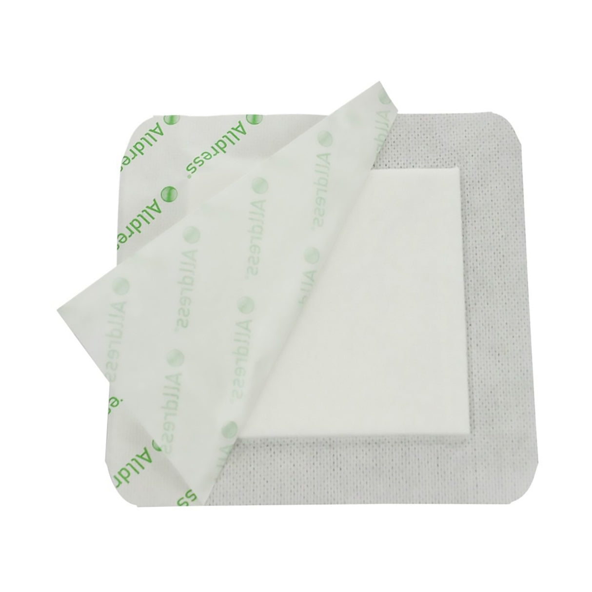 Composite Dressing Alldress® 4 X 4 Inch Square Sterile Waterproof Film Backing - BeHope