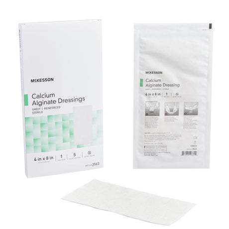 Alginate Dressing McKesson 4 X 8 Inch Rectangle - BeHope