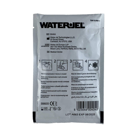 Hydrogel Burn Dressing Water-Jel® First Responder Sheet 4 X 4 Inch Sterile - BeHope