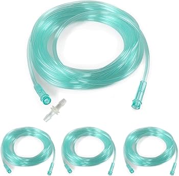 Amazon.com: 3 Pack Oxygen Tubing, 16.4 feet(5m) Each pcs, Premium Green Crush Resistant Oxygen Tubes, Kink Resistant, with Connector : Health & Household