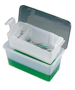 Instrument Receptacle C-Tub® 1 gal. Capacity 6-1/5 X 7-1/2 X 13-1/2 Inch - BeHope