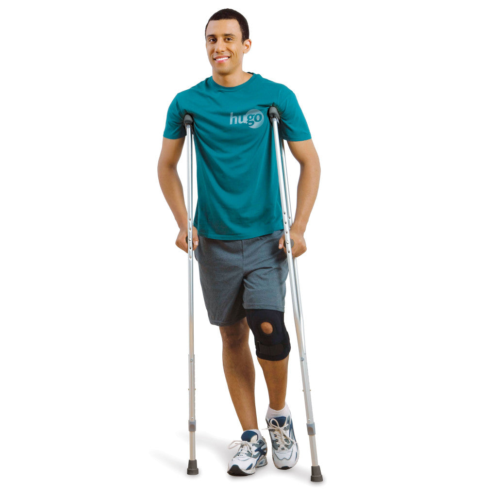 Hugo Comfort Max Lightweight Aluminum Crutches -BeHope