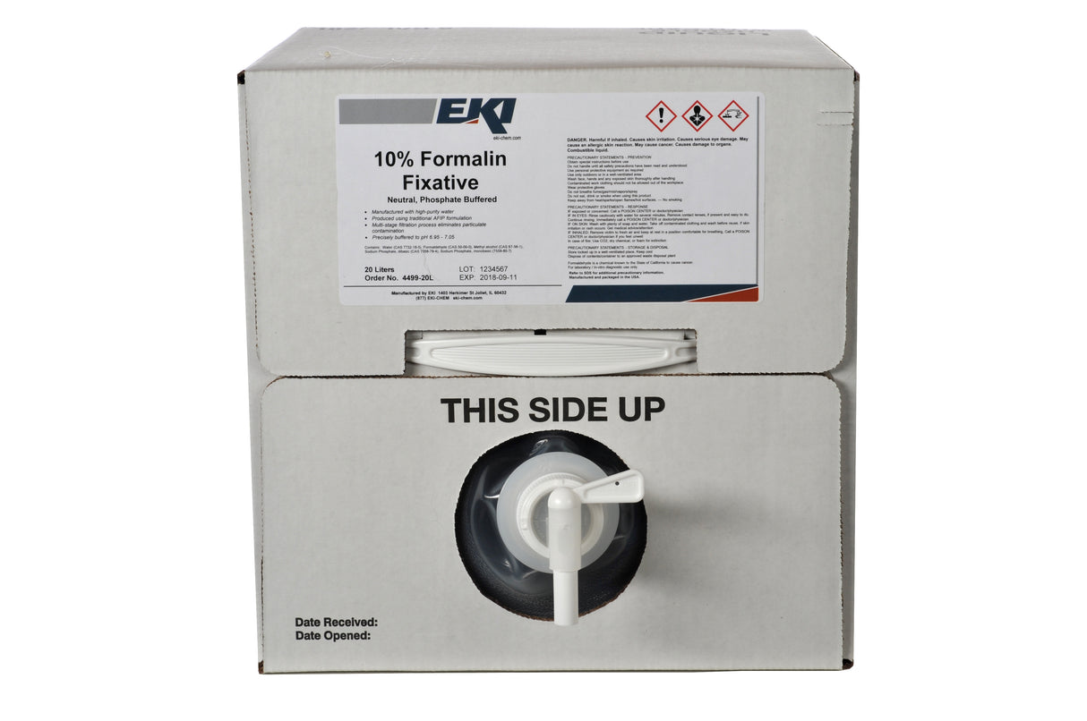 Histology Reagent Neutral Phosphate Buffered Formalin Fixative 10% 20 Liter - BeHope