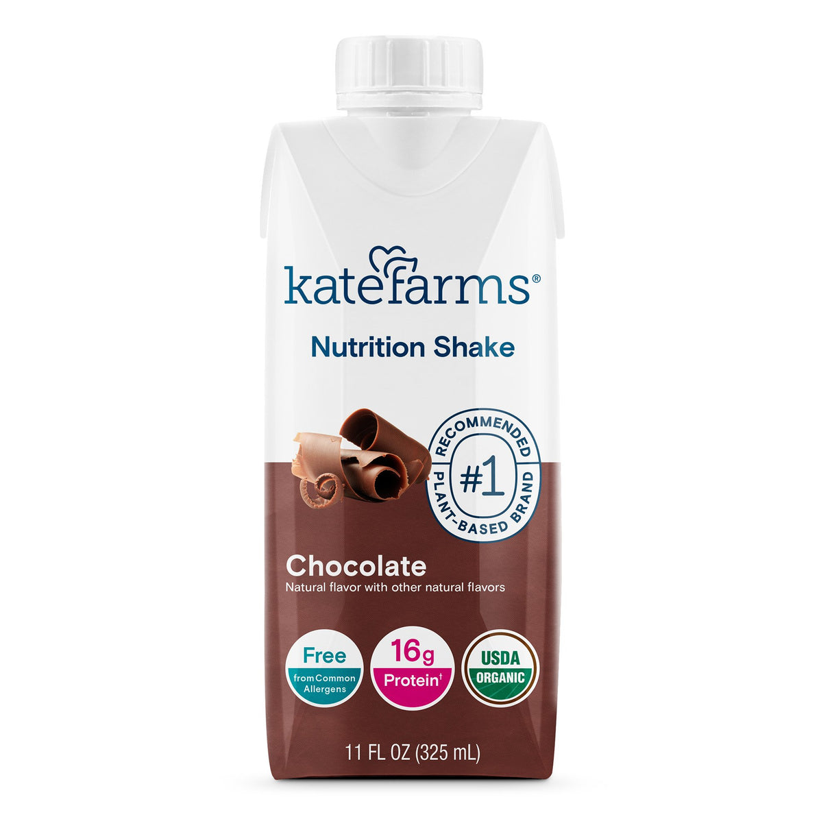 Oral Supplement Kate Farms Nutrition Shake Chocolate Flavor Liquid 11 oz. Carton - BeHope