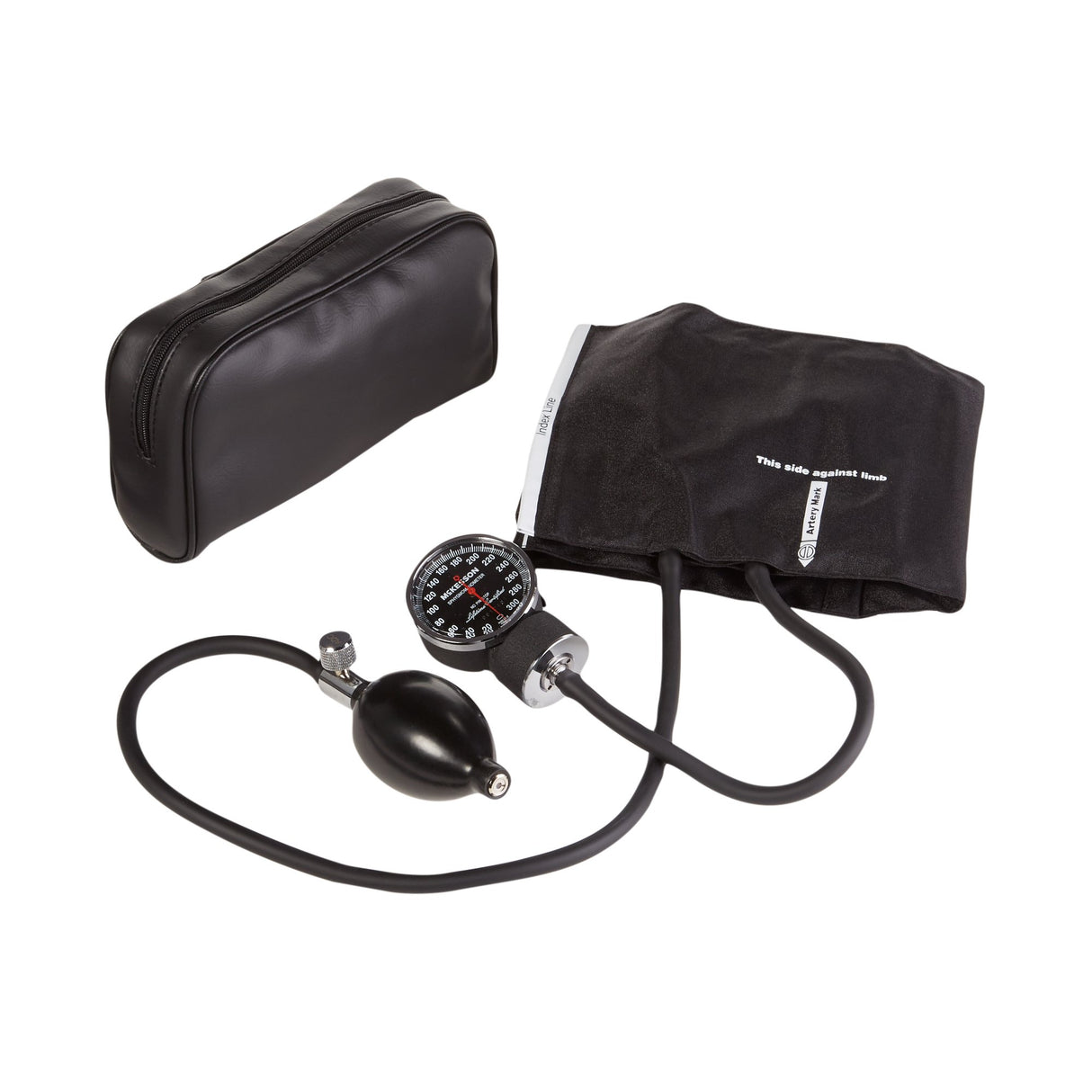Aneroid Sphygmomanometer Unit McKesson LUMEON™ Adult Cuff Nylon Cuff 23 - 40 cm Pocket Aneroid - BeHope