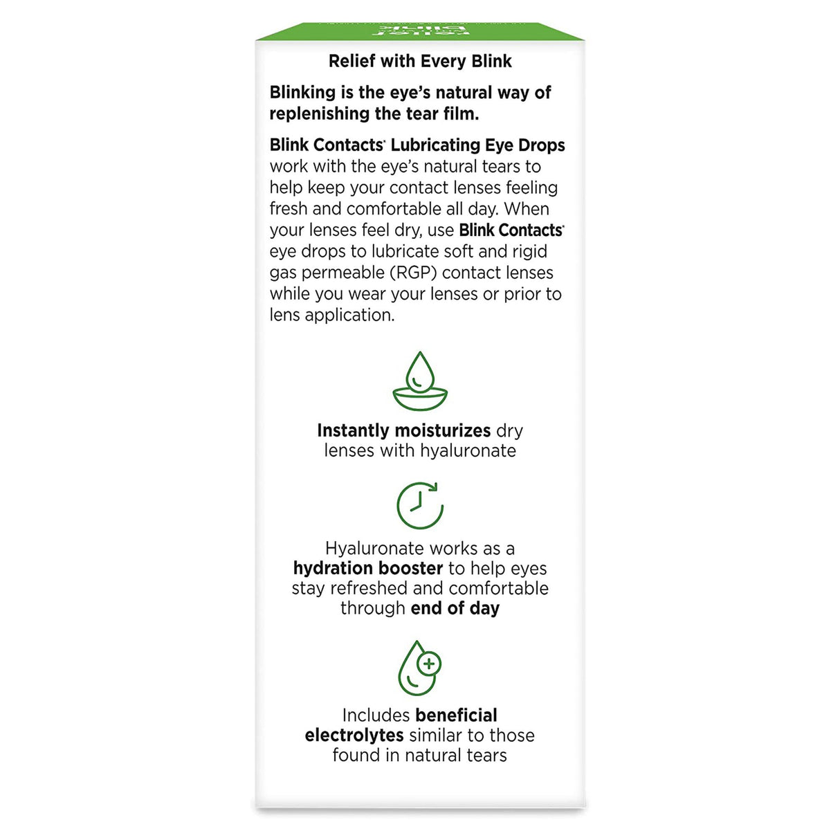 Contact Lens Solution Blink Contacts 0.34 oz. Solution - BeHope