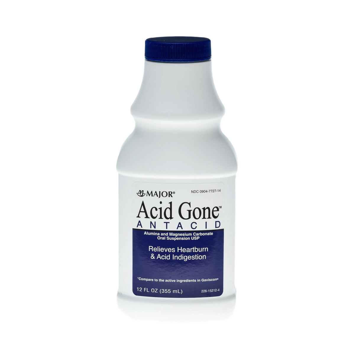 Antacid Acid Gone 358 mg - 95 mg Strength Oral Suspension 12 oz. - BeHope