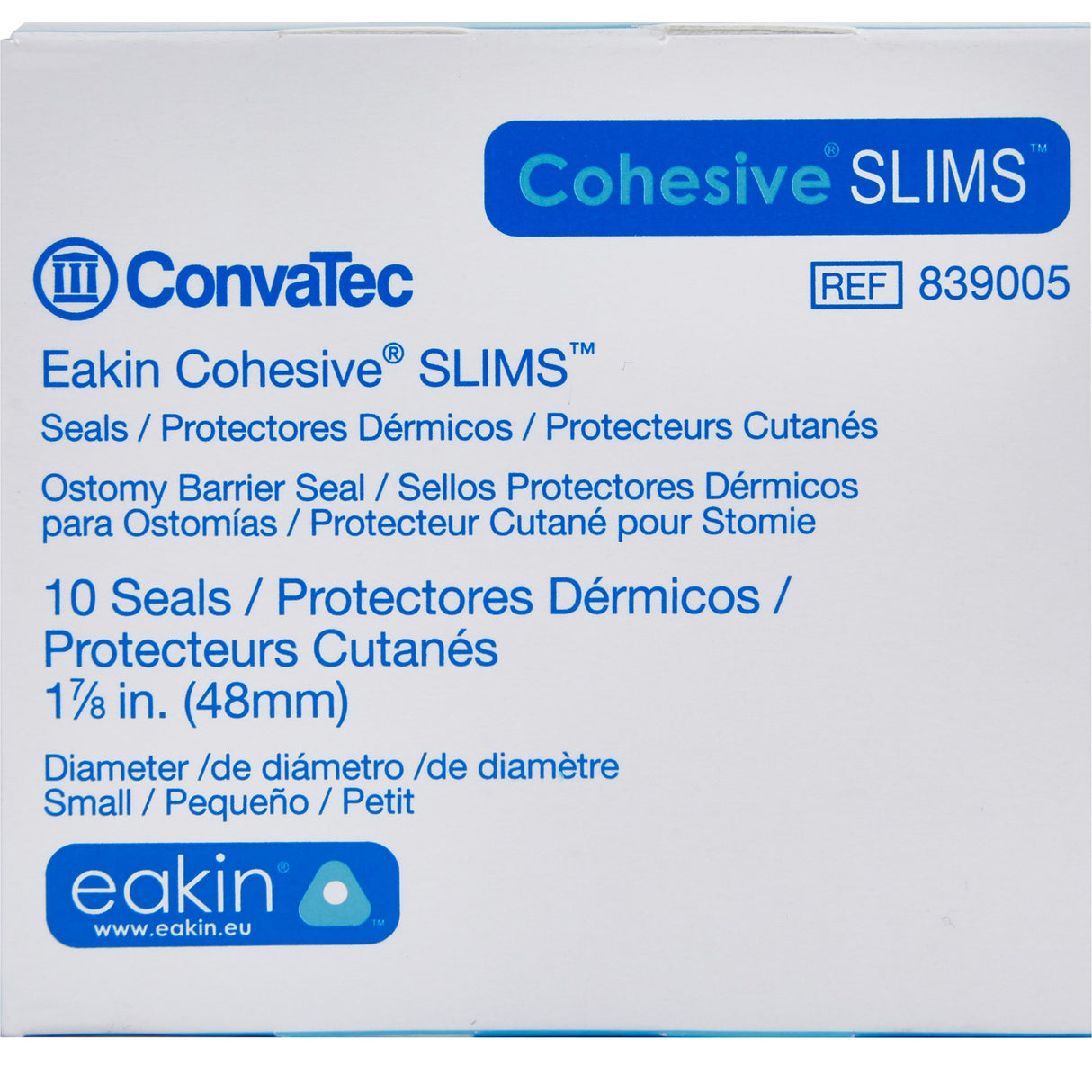 Ostomy Barrier Seal Eakin® Cohesive® Slim, Outer Diameter 2 Inch, Thickness 1/8 Inch - BeHope