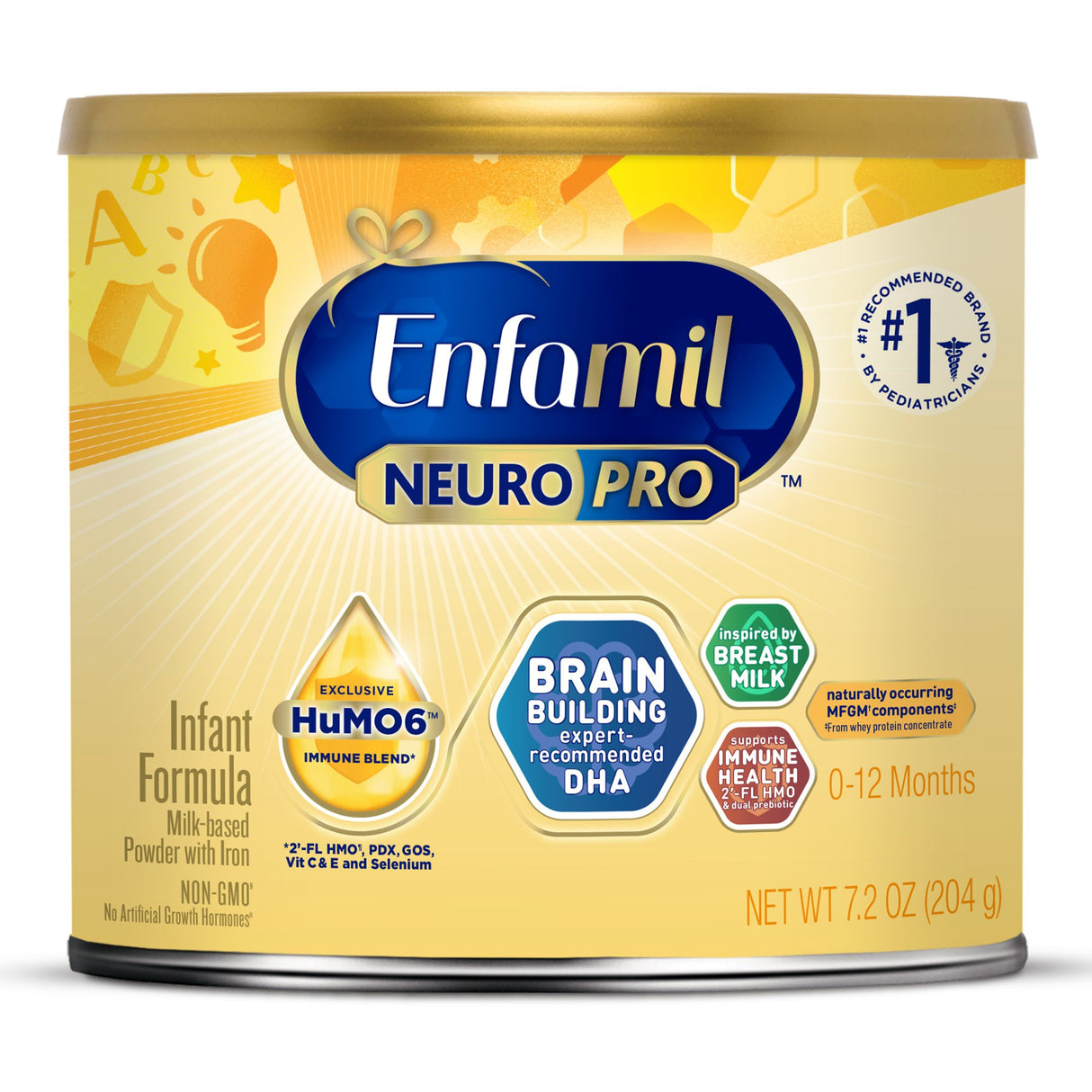 Infant Formula Enfamil NeuroPro™ Unflavored 7.2 oz. Can Powder Milk-Based - BeHope