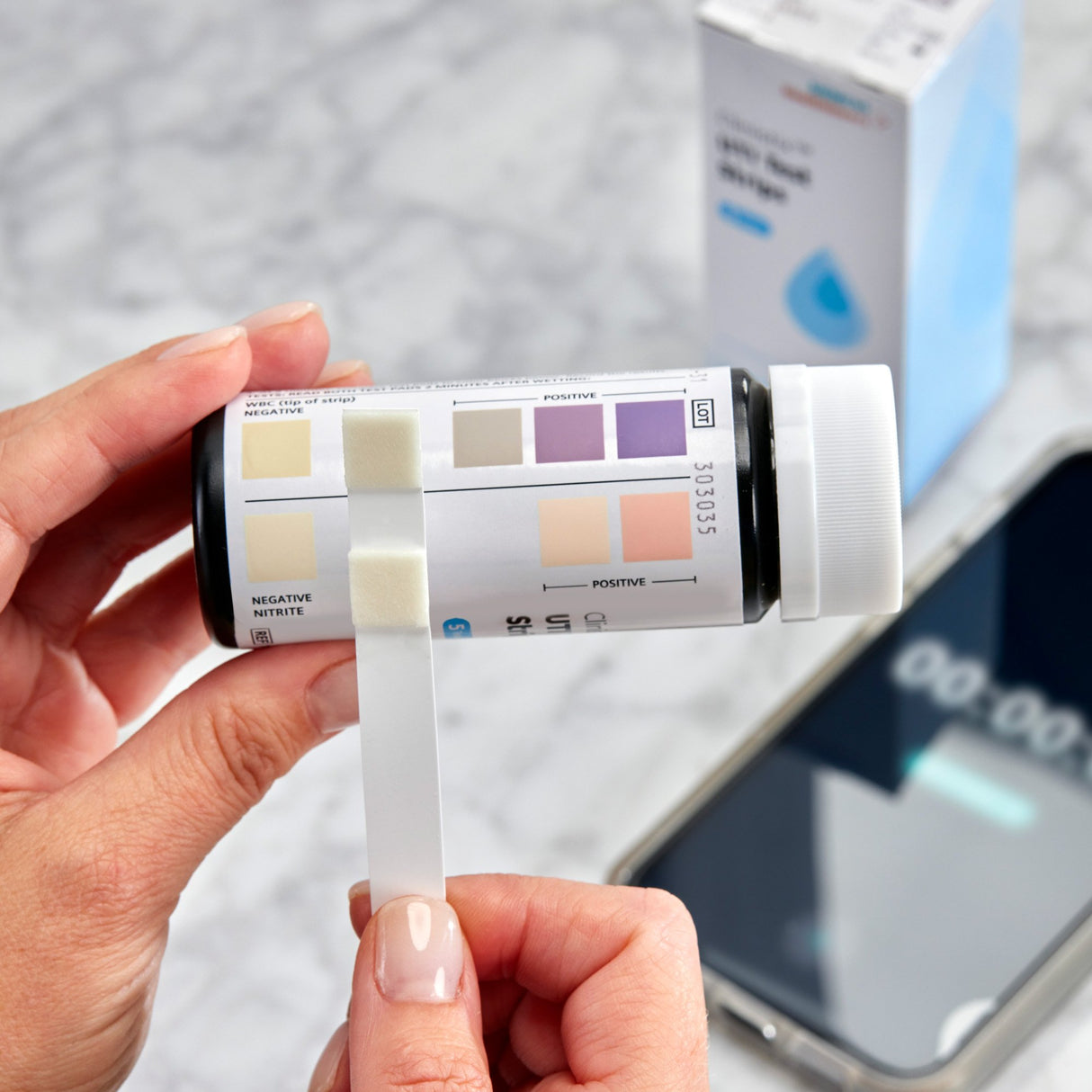 Urinalysis Test Kit Clinistix™ Urinary Tract Infection Detection 5 Tests per Kit CLIA Waived - BeHope