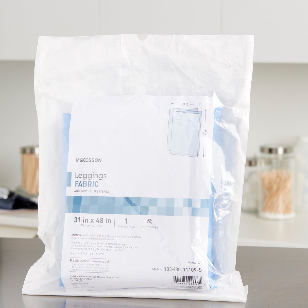 Surgical Leggings McKesson 31 W X 48 L Inch Sterile - BeHope