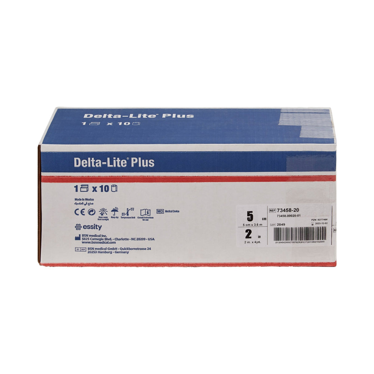 Cast Tape Delta-Lite® Plus 2 Inch X 12 Foot Fiberglass / Resin Deep Blue - BeHope
