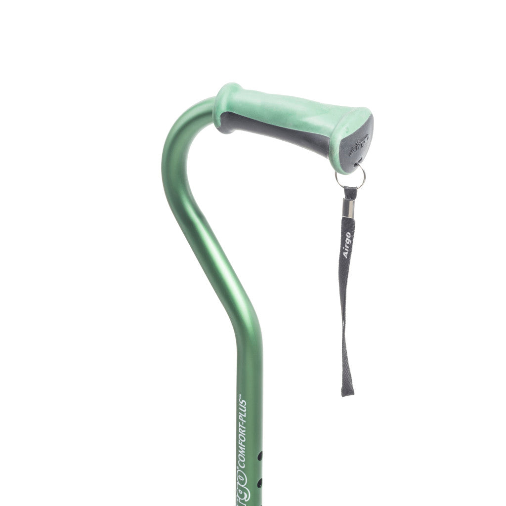 Airgo Comfort-Plus Aluminum Cane, Offset Handle -BeHope