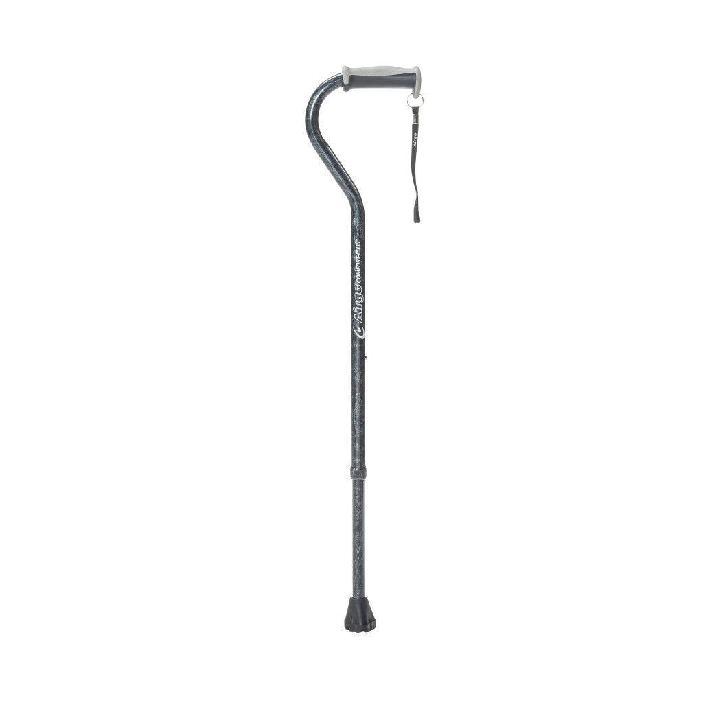 Airgo Comfort-Plus Aluminum Cane, Offset Handle -BeHope