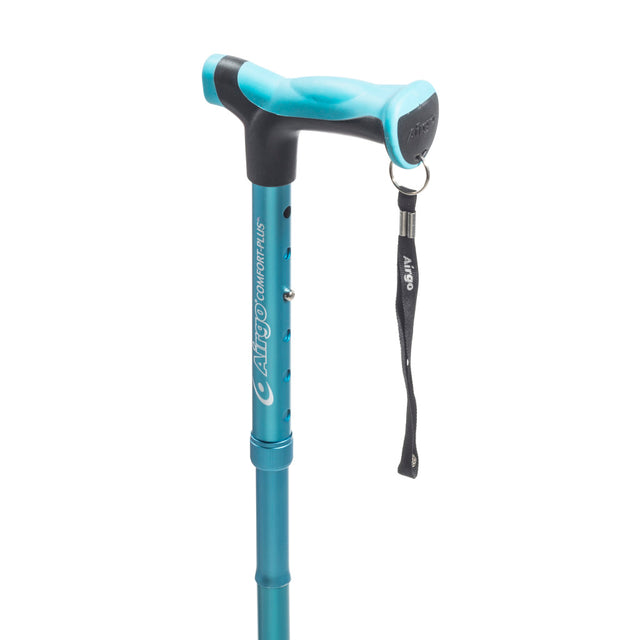 Airgo Comfort-plus Aluminum Cane, Derby Handle - BeHope