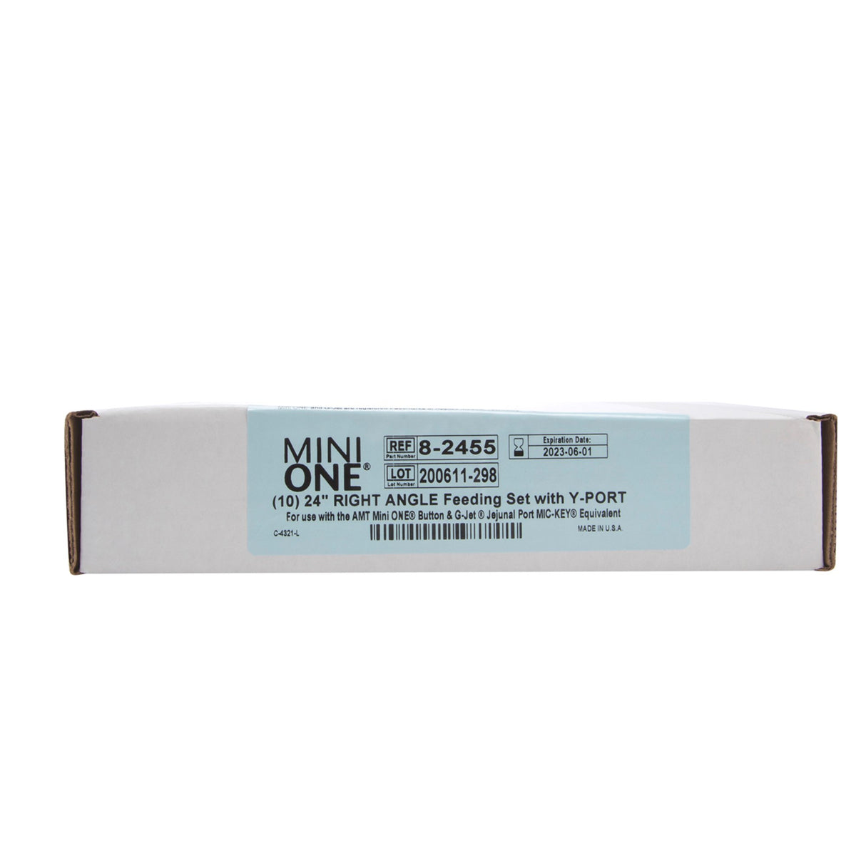 Mini One® Right Angle Enteral Feeding Connector with Y-port Adapter - BeHope