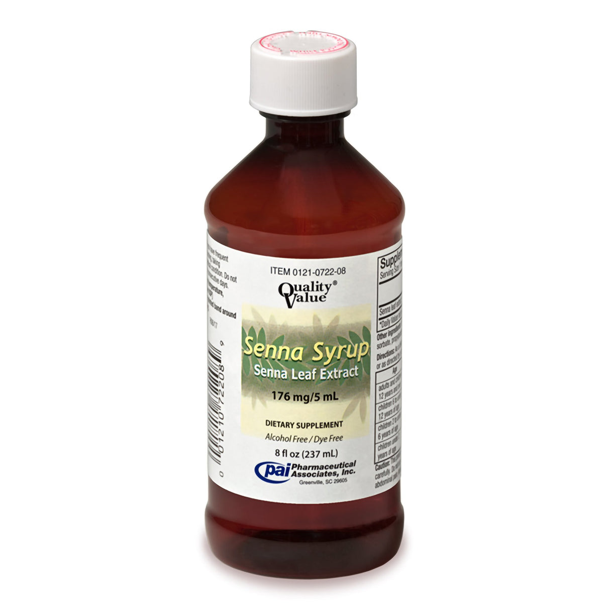 Laxative Senna® Natural Flavor Syrup 8 oz. 176 mg / 5 mL Strength Senna Leaf Extract - BeHope
