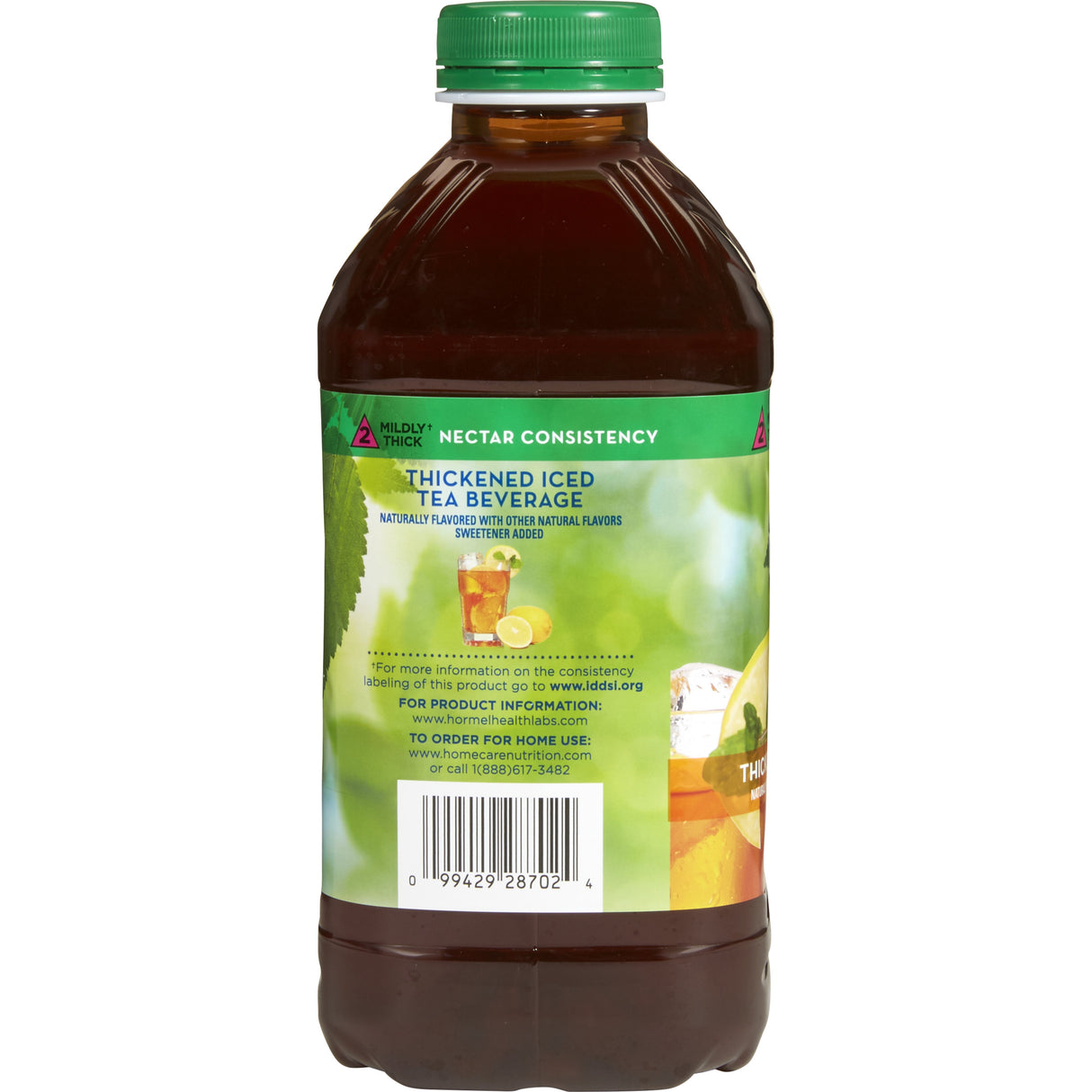 Thickened Beverage Thick & Easy® 46 oz. Bottle Iced Tea Flavor Liquid IDDSI Level 2 Mildly Thick - BeHope