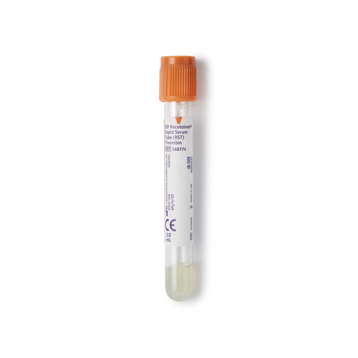 Bd Vacutainer® Venous Blood Collection Tube Clot Activator Additive BD Hemogard™ - BeHope