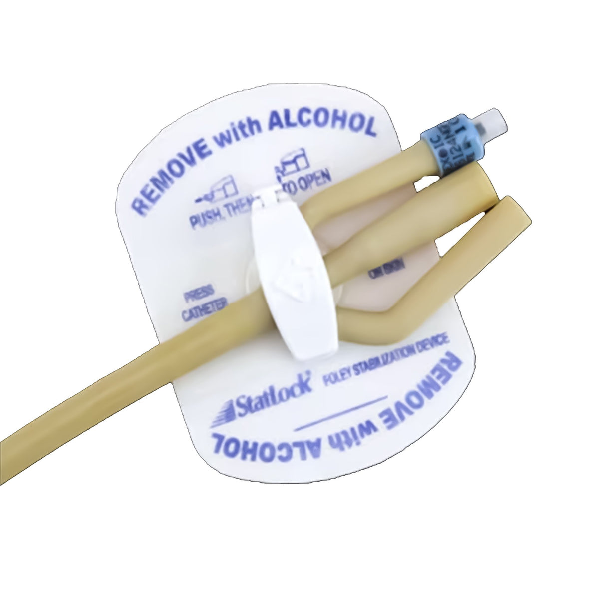 Foley Device Statlock® Adult, Tricot Anchor Pad, Sterile - BeHope