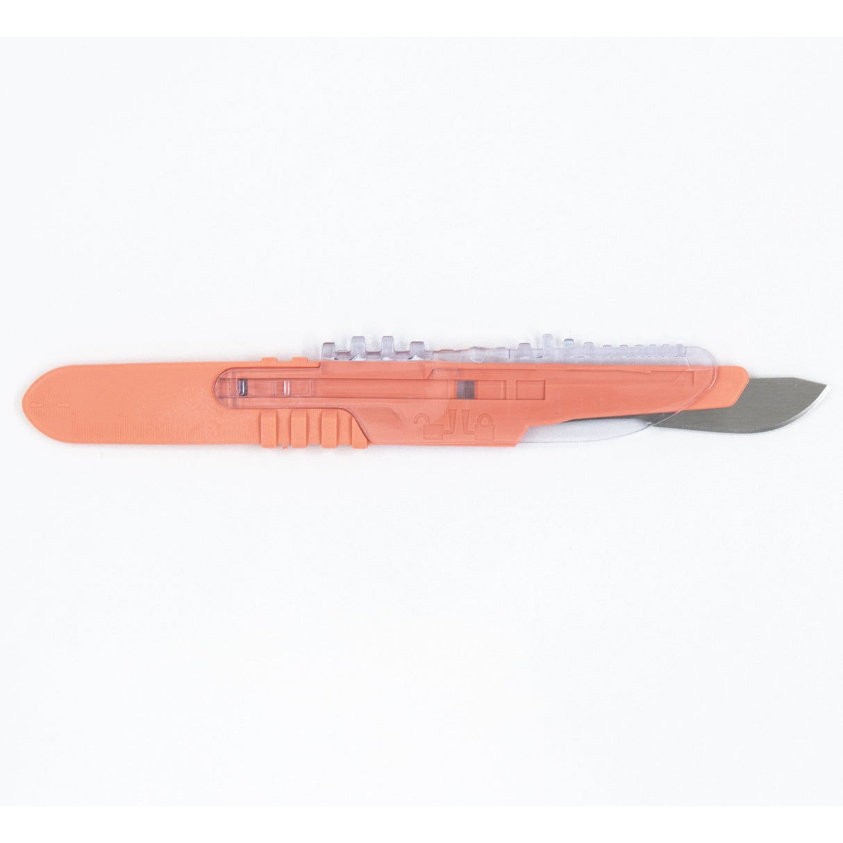 Safety Scalpel No. 22 Polymer Coated Stainless Steel / Plastic Classic Grip Handle NonSterile Disposable - BeHope