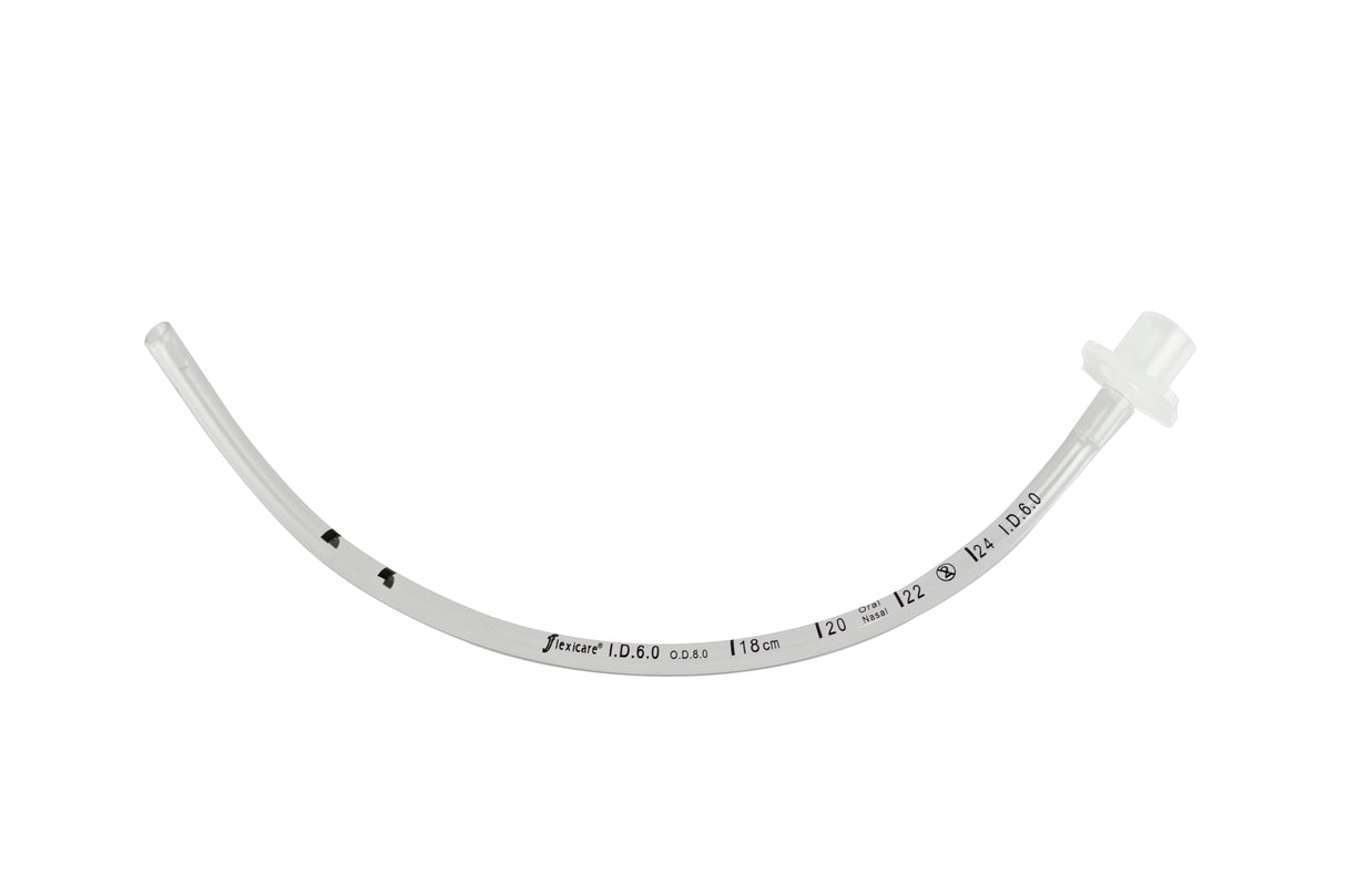 Uncuffed Endotracheal Tube Flexicare® VentiSeal Curved 4.5 mm Pediatric Murphy Eye - BeHope