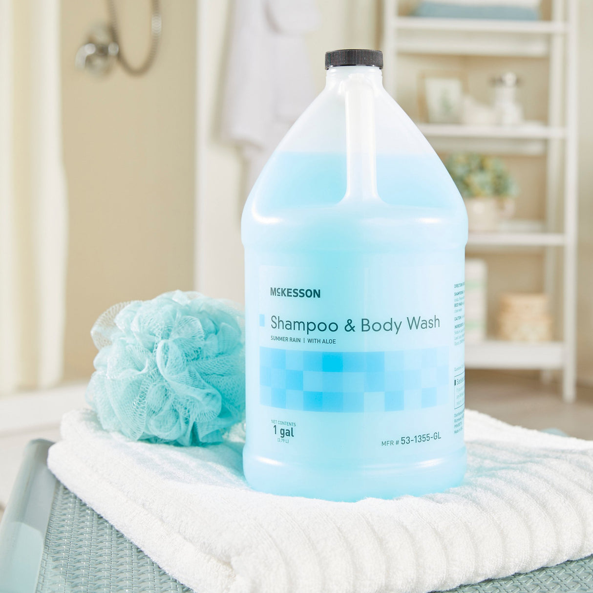 Shampoo and Body Wash McKesson 1 gal. Jug Summer Rain Scent - BeHope