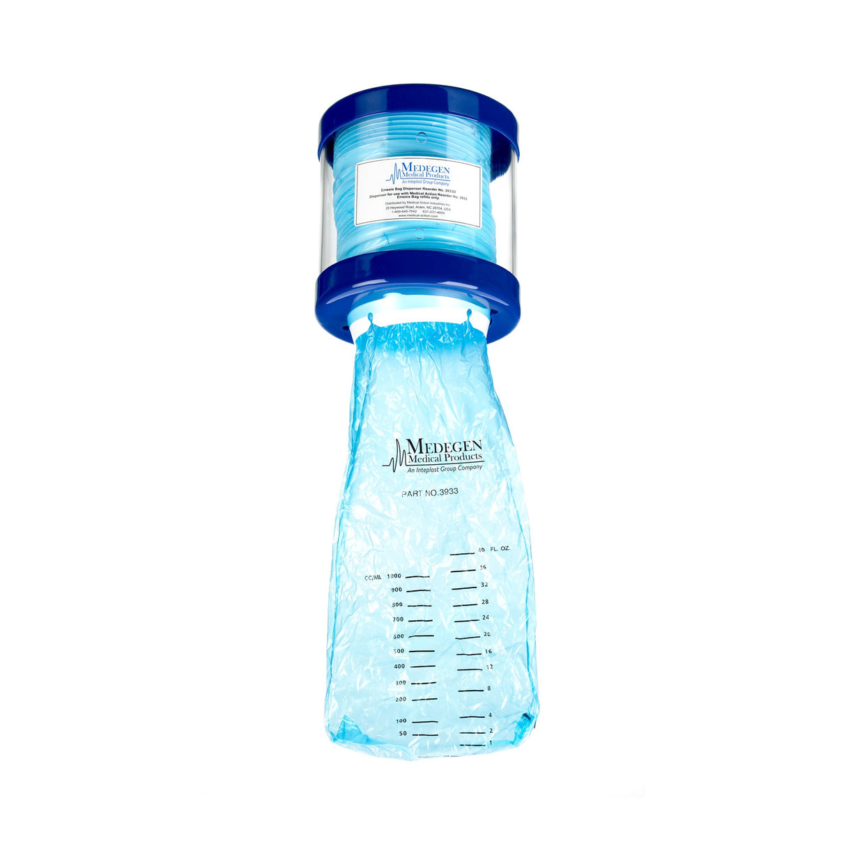 Convenient Emesis Bag Dispenser for Drainage and Suction Applications - BeHope