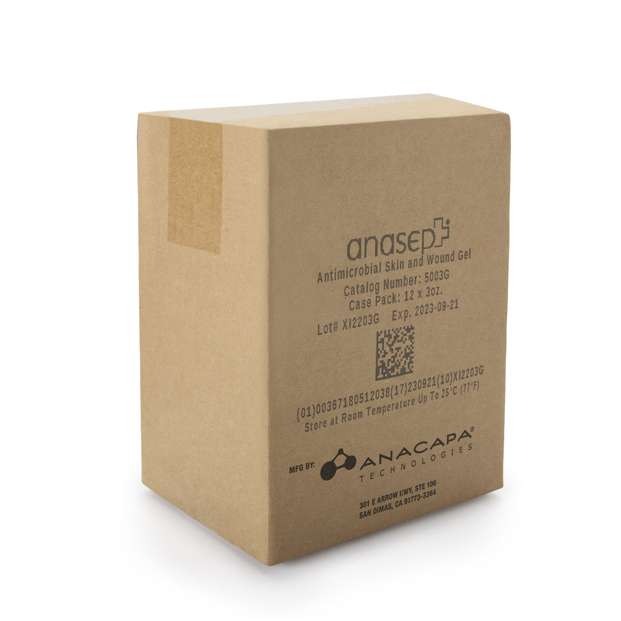 Antimicrobial Hydrogel Anasept® Antimicrobial Skin and Wound Gel 3 oz. Gel / Amorphous NonSterile - BeHope