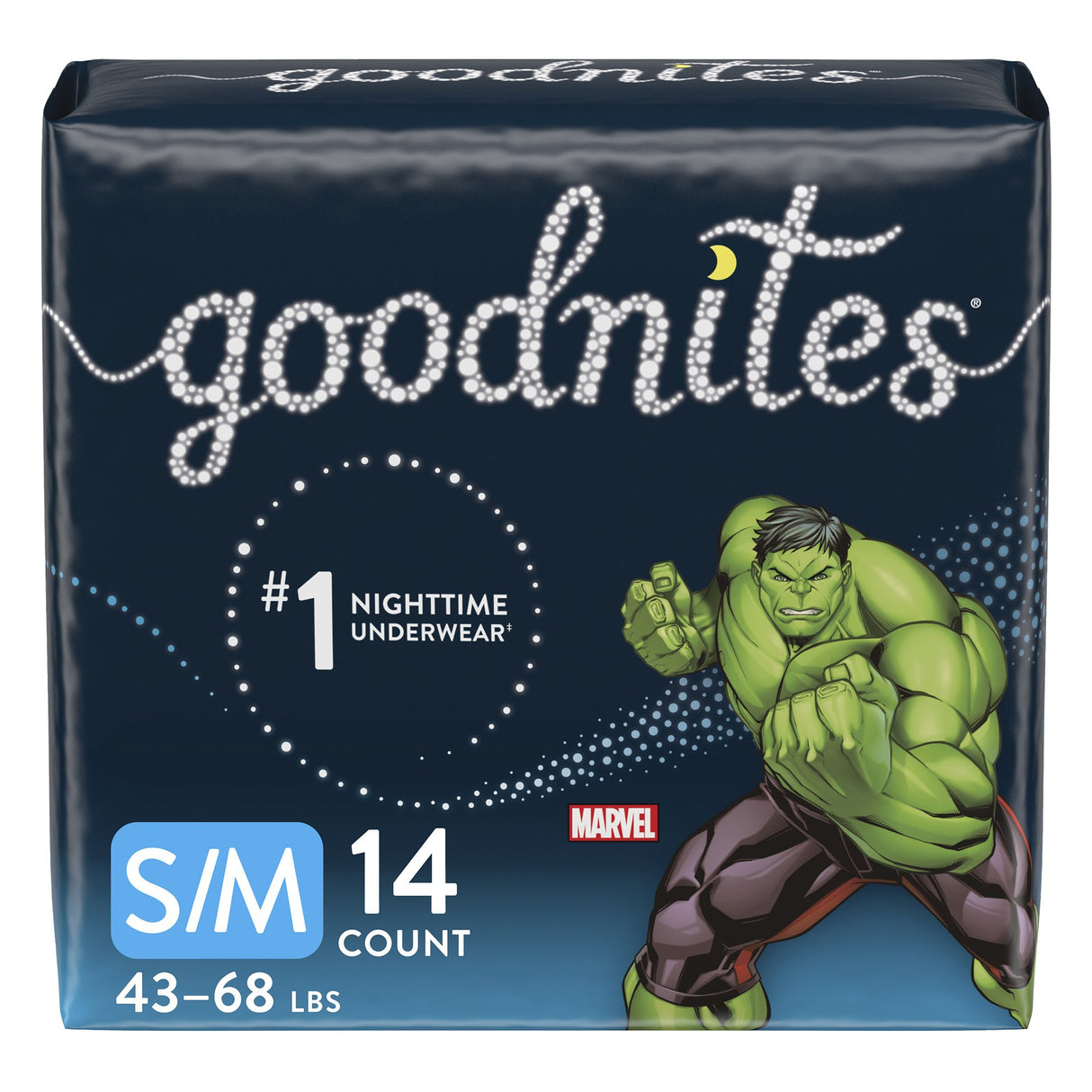 Male Youth Absorbent Underwear GoodNites® Pull On with Tear Away Seams Small / Medium Disposable Heavy Absorbency - BeHope