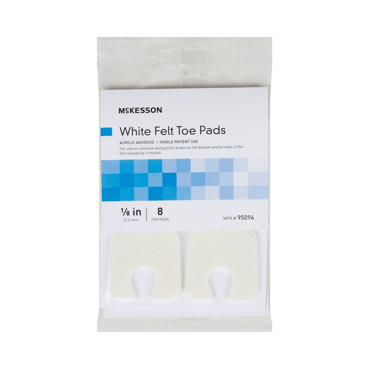 Callus Pad McKesson Pedi-Pads Size 105 Adhesive Foot - BeHope