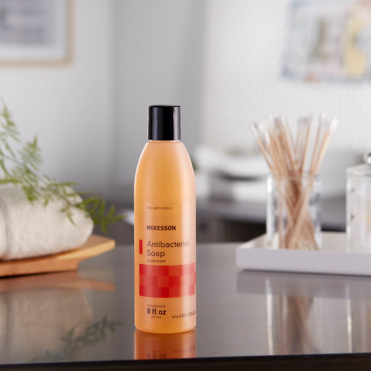 Antibacterial Soap McKesson Liquid 8 oz. Bottle Clean Scent - BeHope