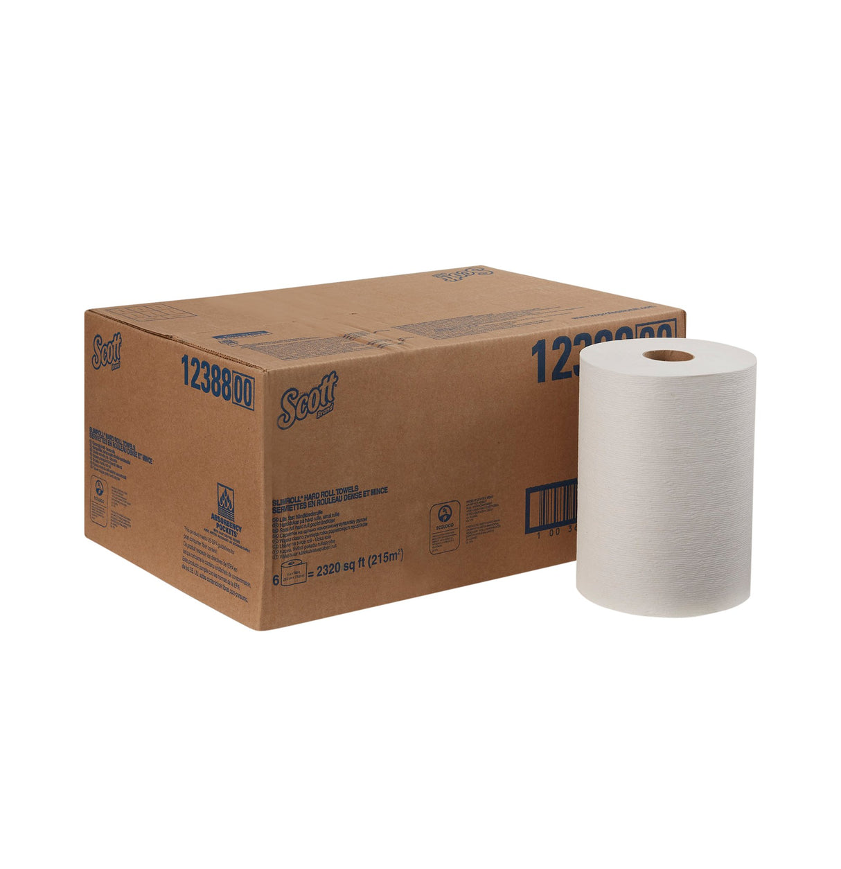 Paper Towel Scott® Slimroll® Roll 8 Inch X 580 Foot - BeHope