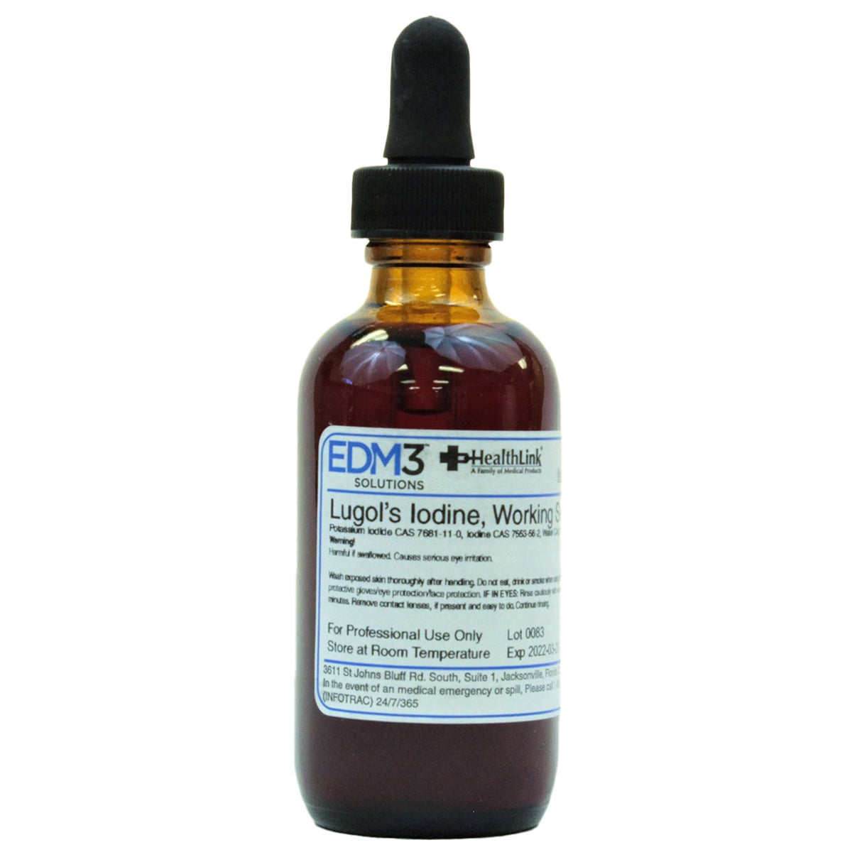 Lugol's Iodine Stain 2 oz. - BeHope