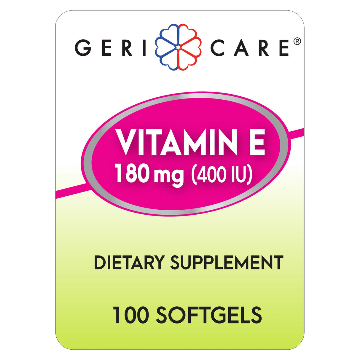 Geri-care® Vitamin E Dietary Supplement Softgels - BeHope