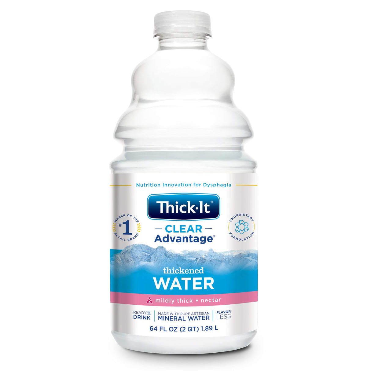 Thickened Water Thick-it® Clear Advantage® Unflavored for Swallowing Disorders - BeHope