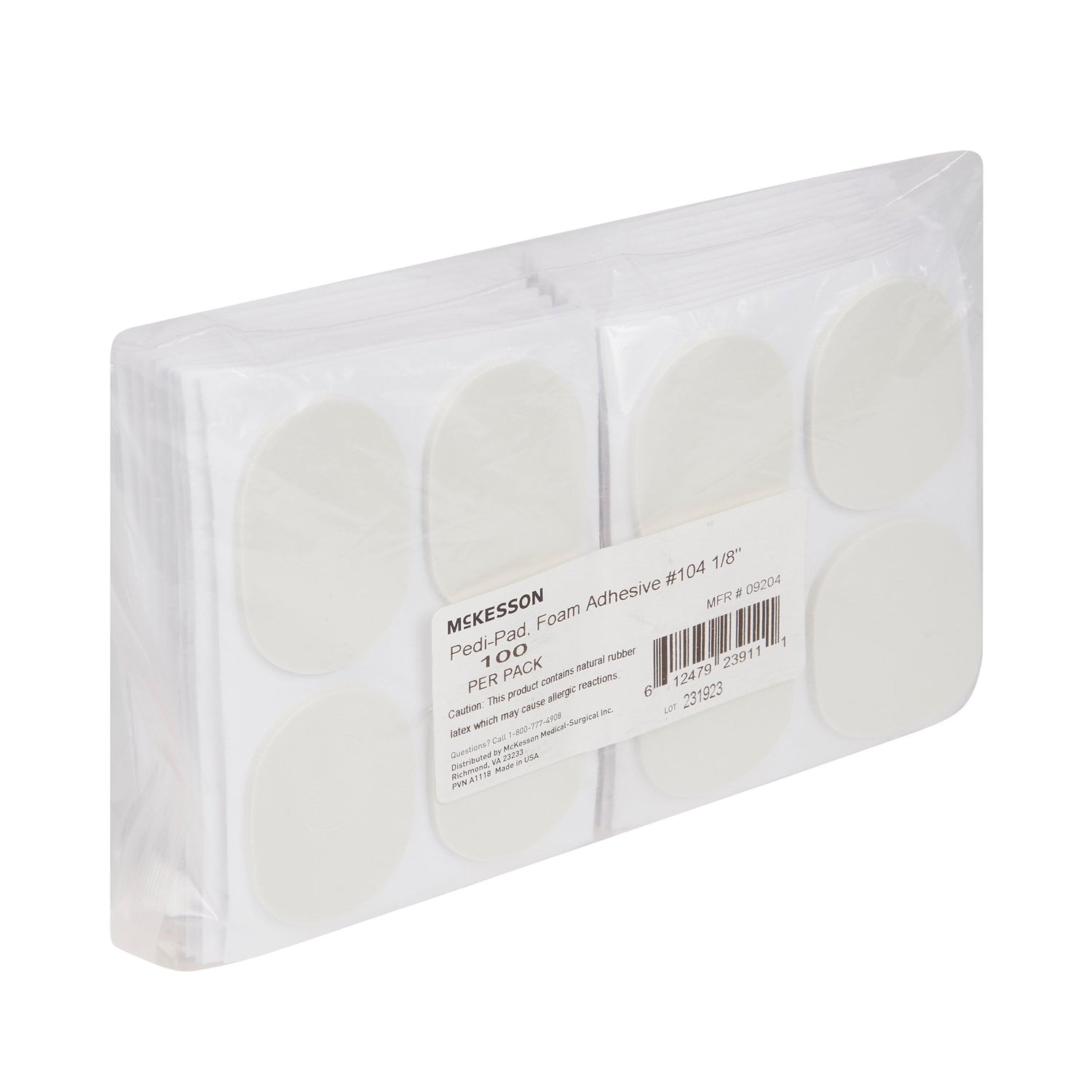 Foot Pad McKesson Pedi-Pad Size 104 Adhesive Foot - BeHope