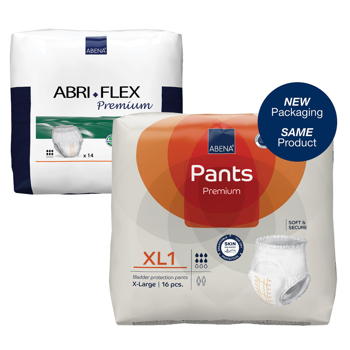 Unisex Adult Absorbent Underwear Abena® Premium Pants XL1 Pull On with Tear Away Seams X-Large Disposable Heavy Absorbency - BeHope