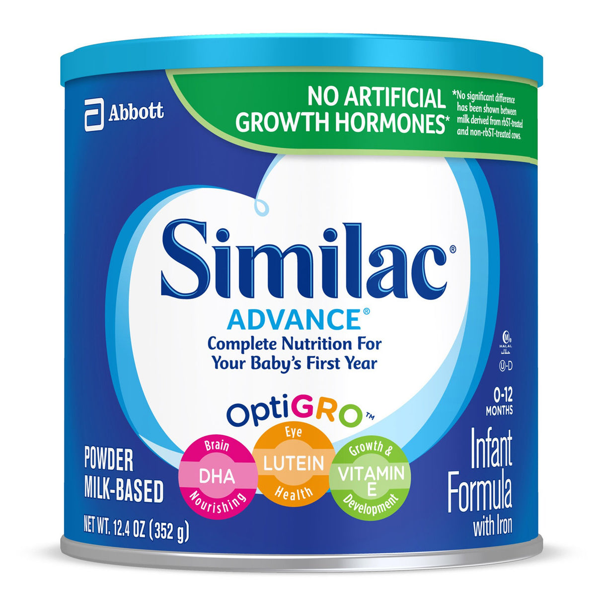 Infant Formula Similac® Advance® Unflavored 12.4 oz. Can Powder Iron - BeHope