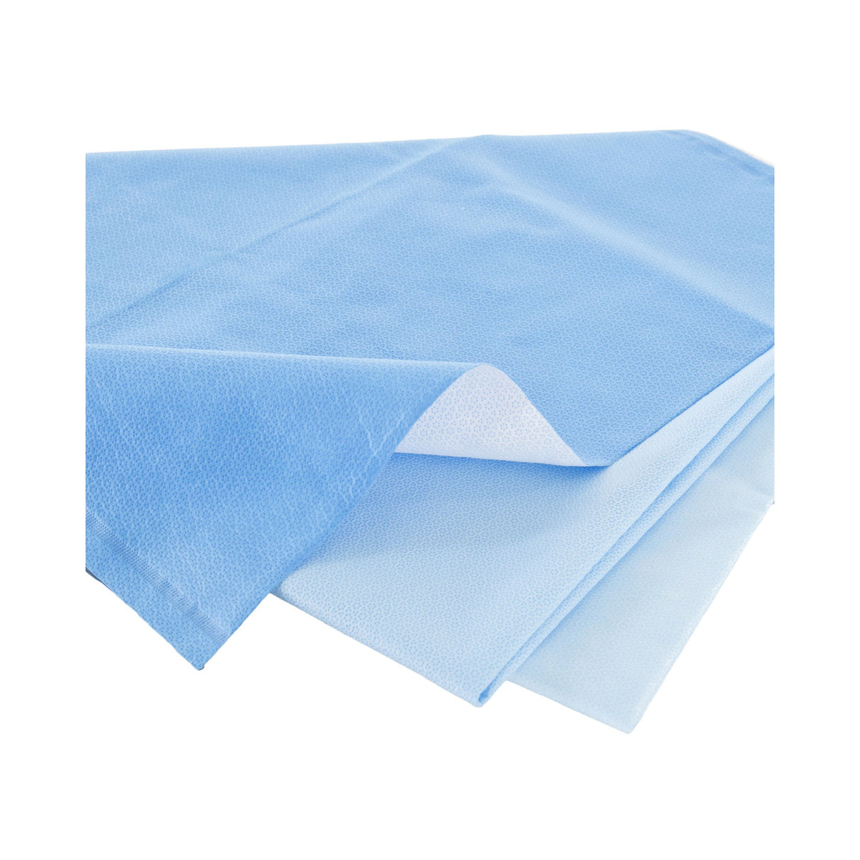 QUICK CHECK* H100 Sterilization Wrap White / Blue 12 X 12 Inch Dual Layer SMS Polypropylene Steam / EO Gas / Hydrogen Peroxide - BeHope