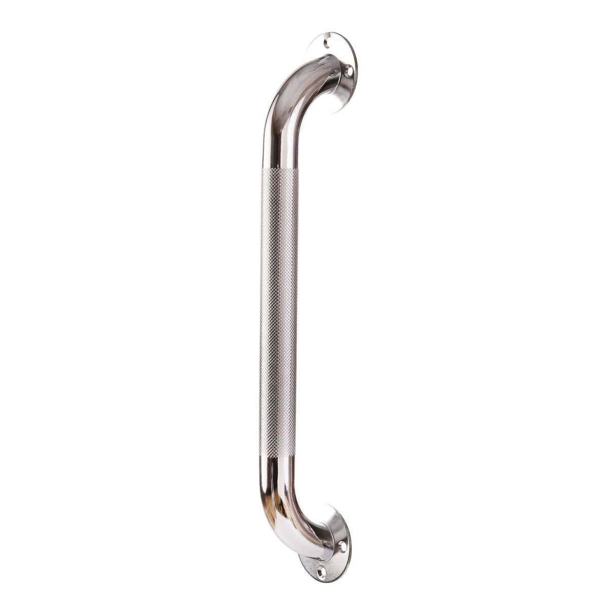 Bathtub Grab Bar DMI® Silver Knurled Steel - BeHope