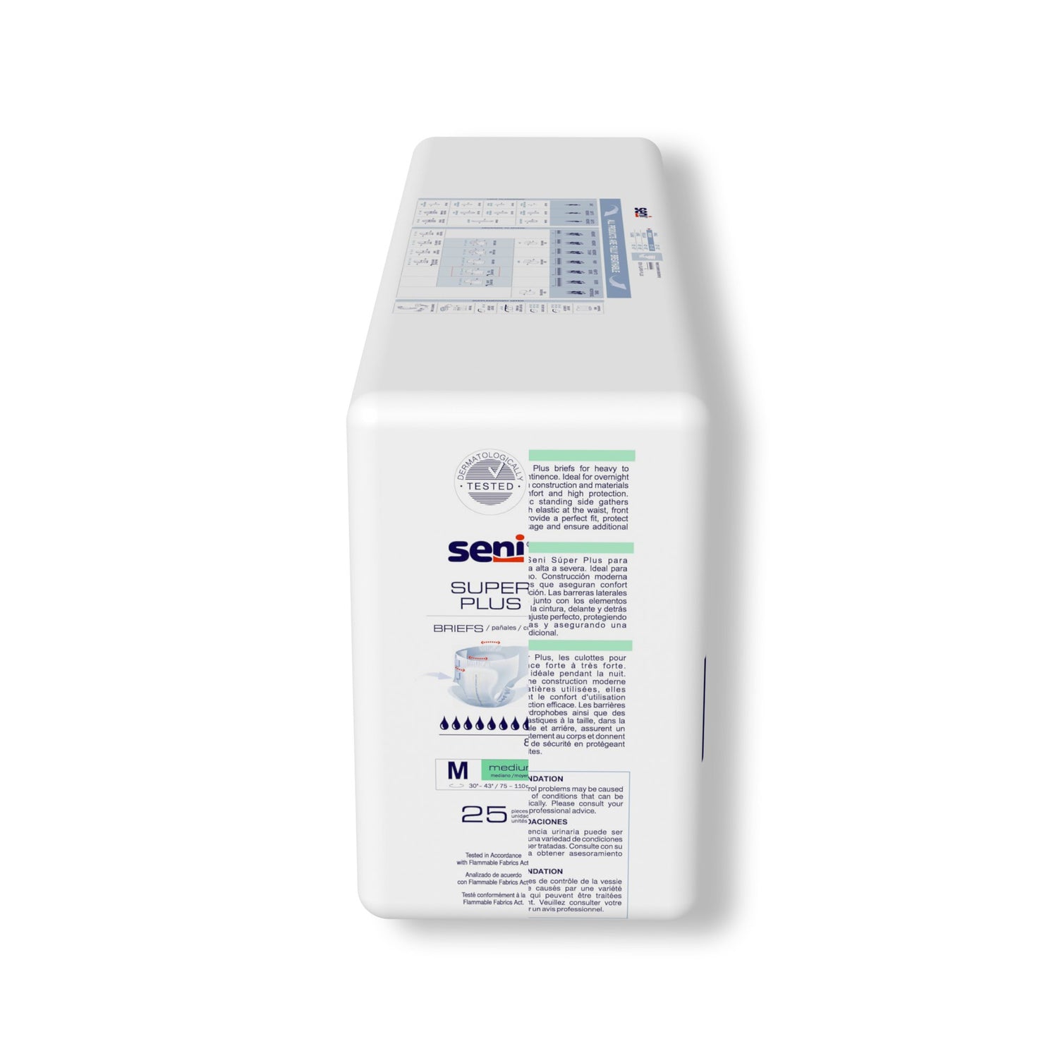 Unisex Adult Incontinence Brief Seni® Super Plus Medium Disposable Heavy Absorbency - BeHope